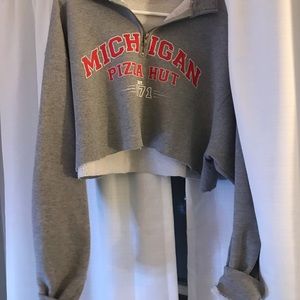 Vintage cropped sweatshirt